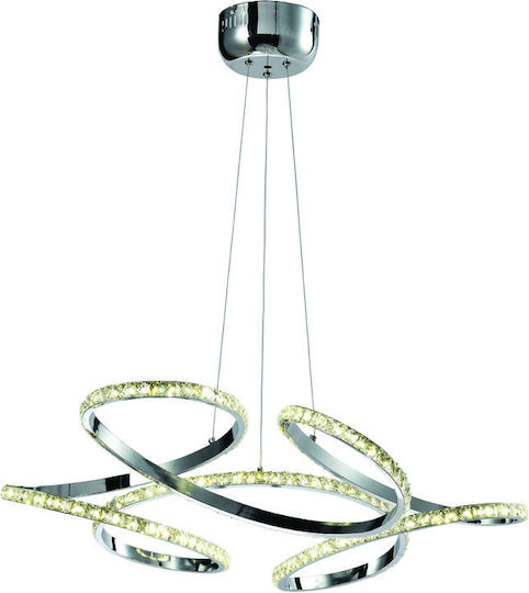 Inlight Hängelampe Silber 70cm