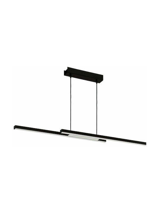 Eglo Fraioli Z Lustră Negru Calea ferată 105.5cm.