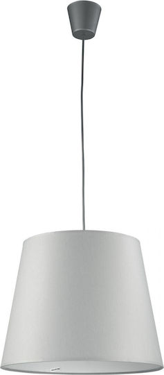 TK Lighting Maja Κρεμαστό Φωτιστικό Γκρι 120x45εκ.