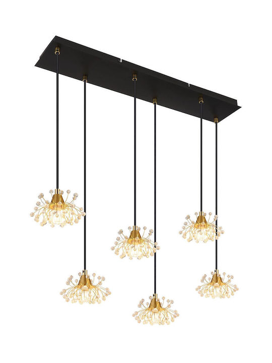 Globo Lighting Κρεμαστό Φωτιστικό Διάφανο