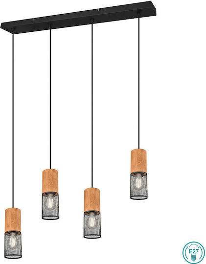 Trio Lighting Tosh Κρεμαστό Φωτιστικό 65x9x150εκ. Trio Lighting Tosh Κρεμαστό Φωτιστικό 65x9x150εκ.