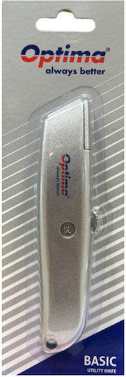 Cuttere Optima Cutter Optima Basic Sk5 Trapezoidal Blade Aluminum