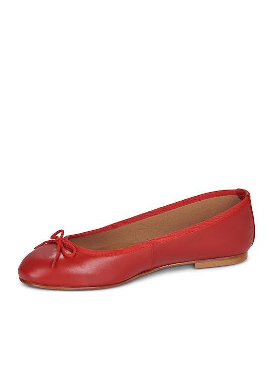 Jane Women's Ballerina Shoes Red