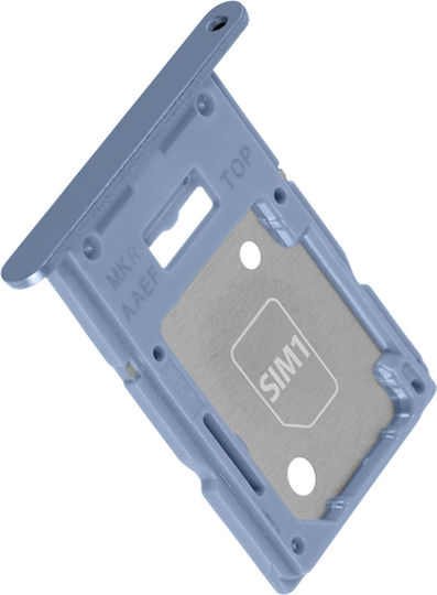 Clappio Dual Nano SIM Microsd Ersatzfach Galaxy A15 4G Blau