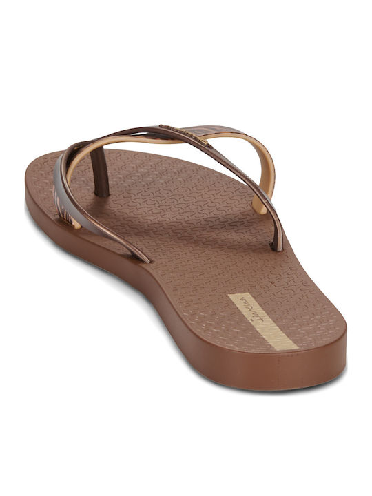 Kirei Chic Fem Flip Flops in Brown Colour