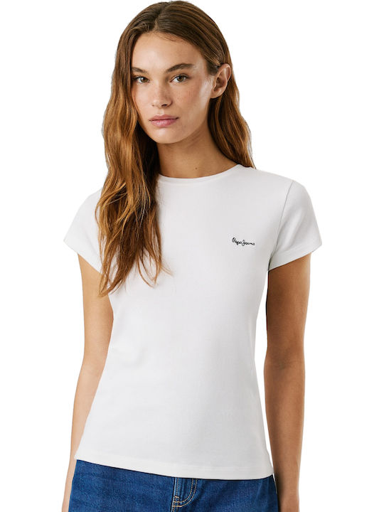 Γυναικεία Μπλούζα Βαμβακερή White