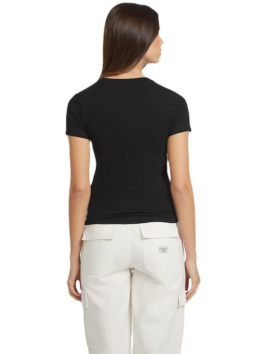 Guess T-Shirt Μαύρο