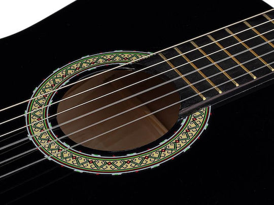 Mtc080b A.martinez Klassische Gitarre 4/4 Schwarz