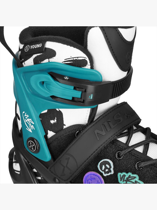 Nils Inline Adjustable Rollers Turquoise Adults