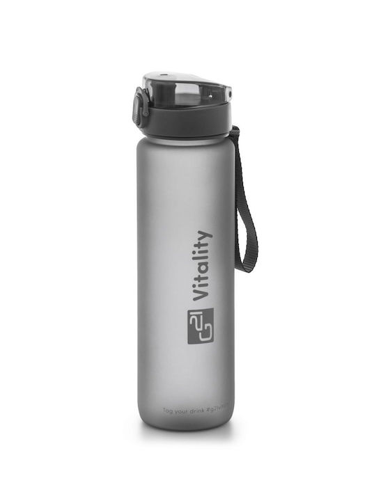 G21 Bottle Παγούρι Πλαστικό 1000ml Γκρι