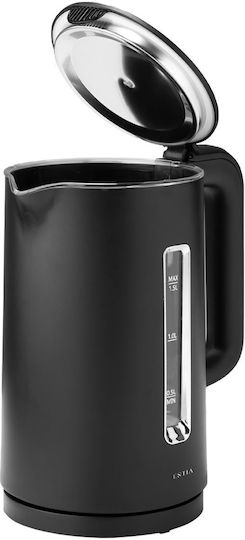 Estia Clarity Βραστήρας 1.5lt 1500W Μαύρος