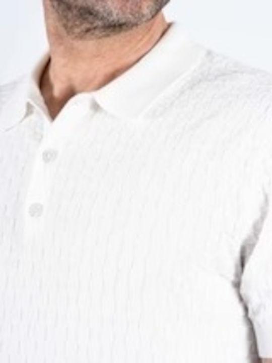 Polo Herrenbluse Weiß