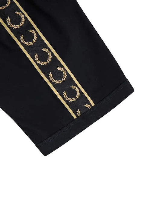 Ringer T-shirt Μαύρο