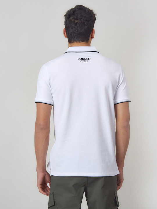 Herrenblusen Kurzarm Polo Sportlich Weiß 1174560002-Weiß