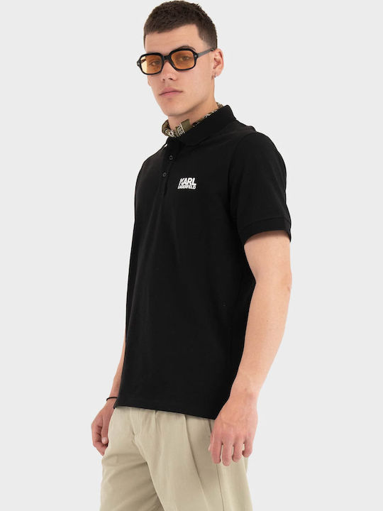 Polo Short Sleeve Blouse Black