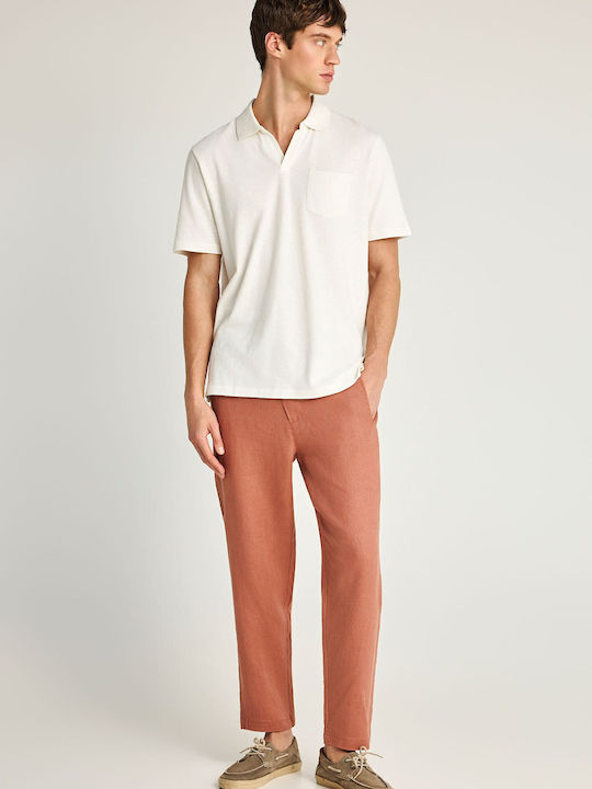 Funky Buddha Polo Μπλούζα Λευκή