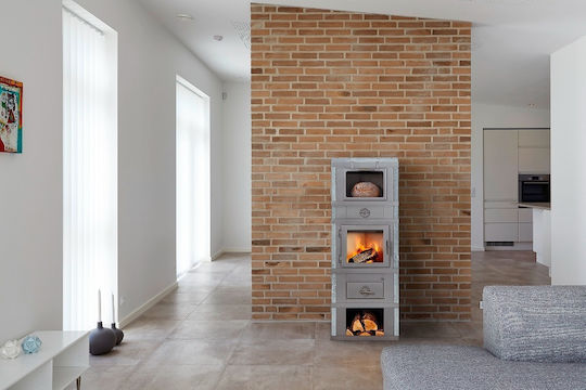 Svendsen-1 Metallische Holzöfen mit Backofen 6.3kW