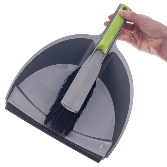 Broom Dustpan 2-in-1 Set Cleaning Sweeping Shovel Brush