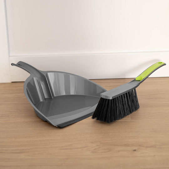 Broom Dustpan 2-in-1 Set Cleaning Sweeping Shovel Brush