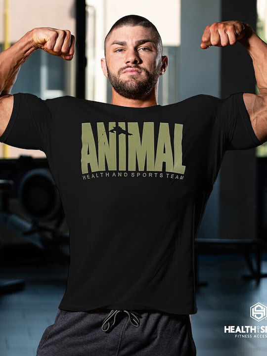 Αθλητικό T-shirt Μαύρο
