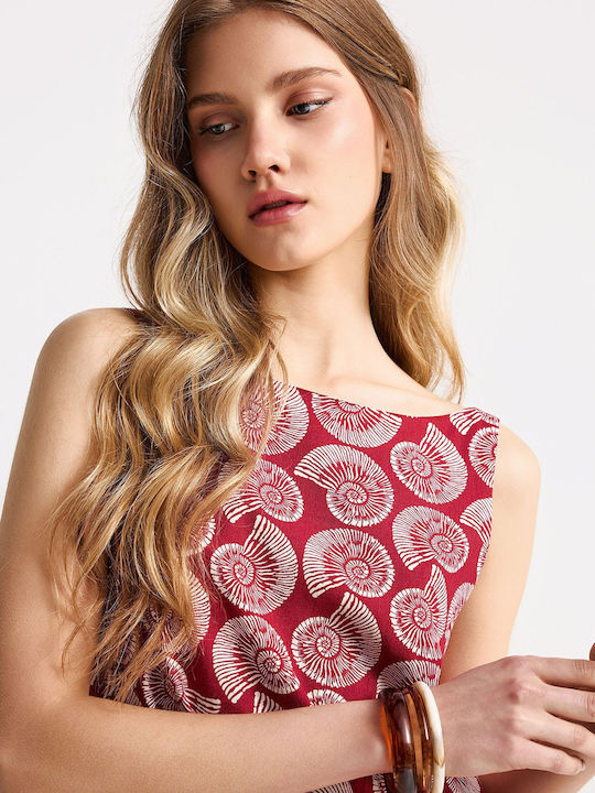 Summer Mini Dress Red