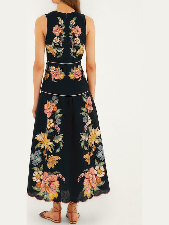 Καλοκαιρινό Midi Φόρεμα Floral