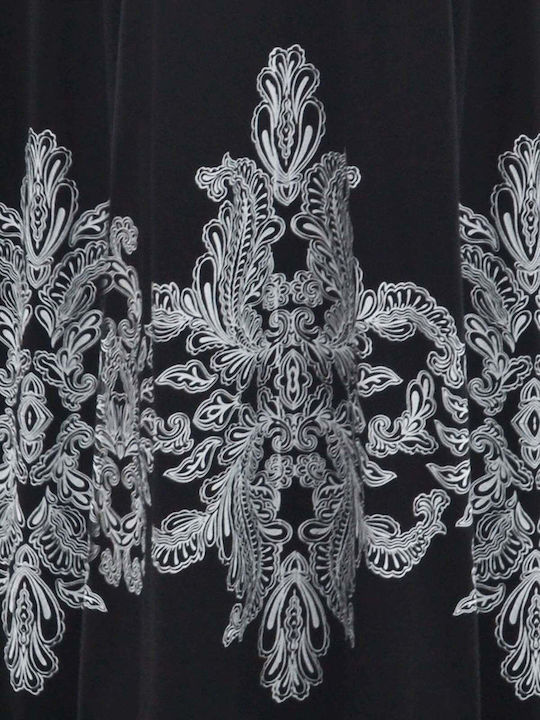 Rochie De Vară Midi Pentru Nuntă Botez Neagră 8501.7240.NETTO-black
