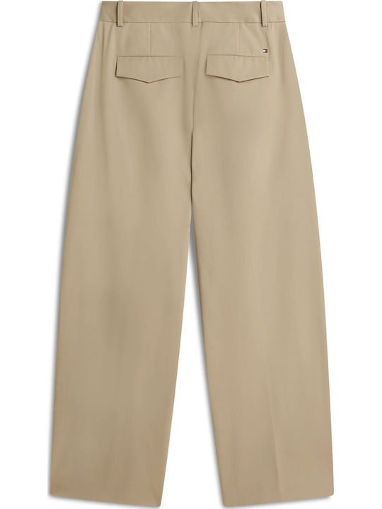 Γυναικείο Υφασμάτινο Παντελόνι Beige