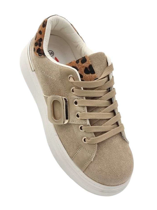 Γυναικεία Sneakers Μπεζ