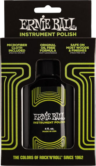 Ernie Ball Instrument Polish & Microfiber Cloth Υγρό Καθαρισμού & Πανάκι