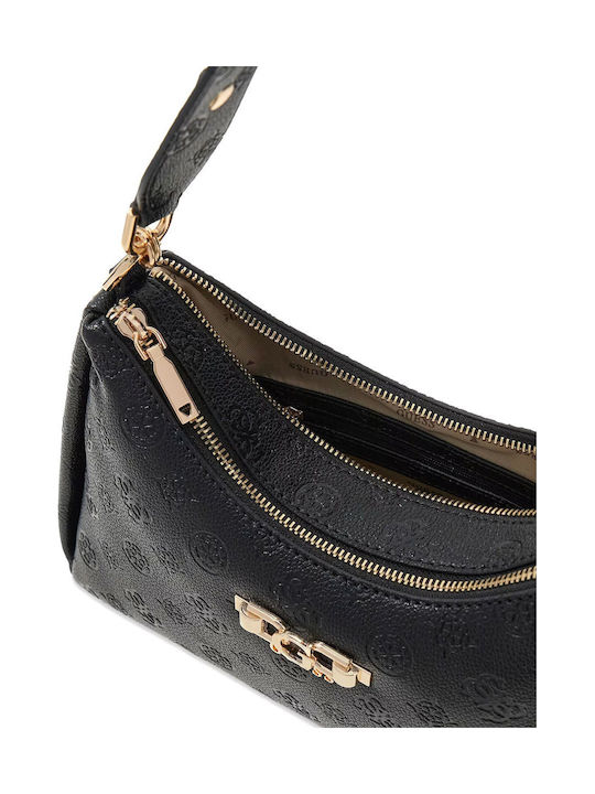 Damentasche Schulter Crossbody Handtasche Croco Schwarze