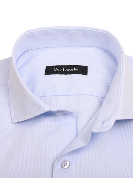 Guy Laroche Βαμβακερό Πουκάμισο Γαλάζιο