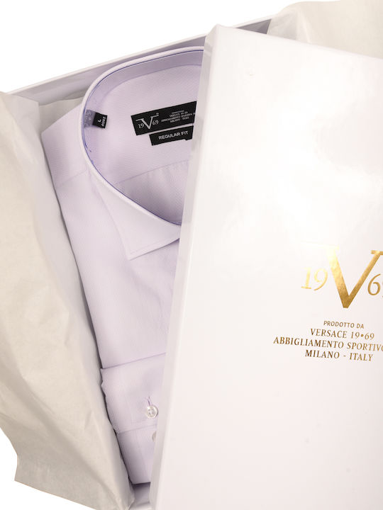 Long Sleeve Shirt In Regular Fit Lilac