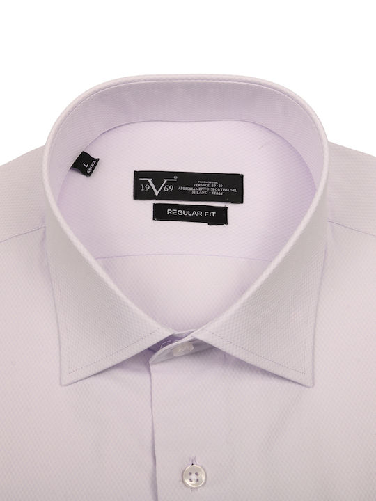 Long Sleeve Shirt In Regular Fit Lilac