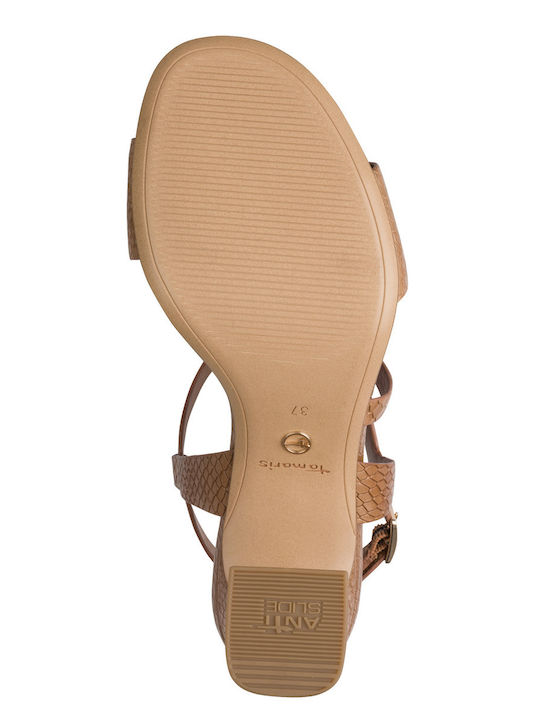 Leather Sandals Beige