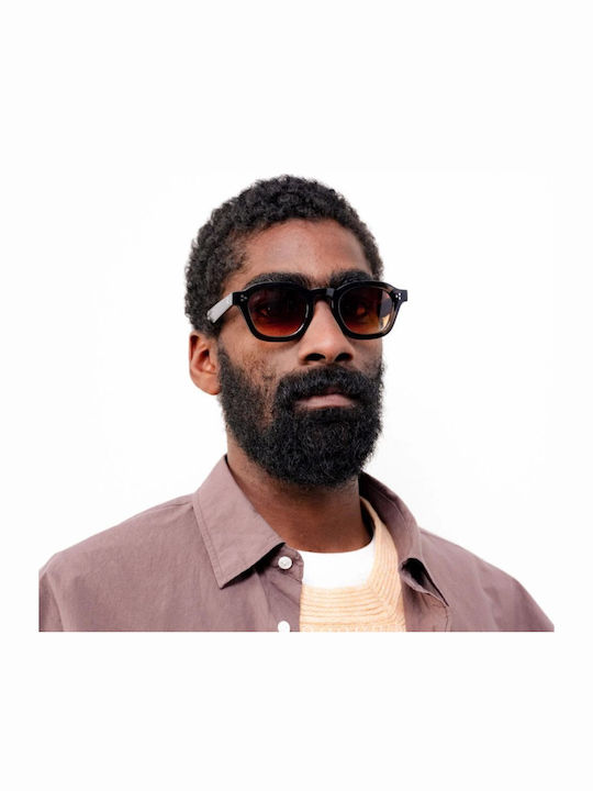 Akila Men's Sunglasses With Gray Frame And Gray Gradient Lens LOGOS-1