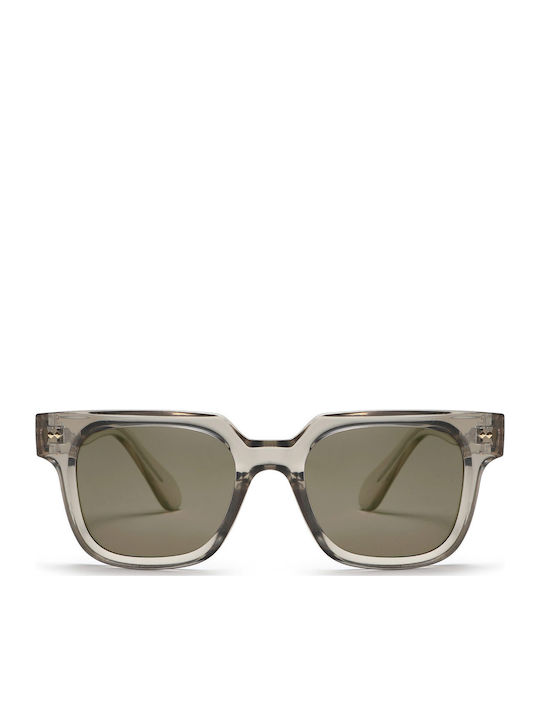 Optosquad Transparent Sunglasses With Horn-Rimmed Frame