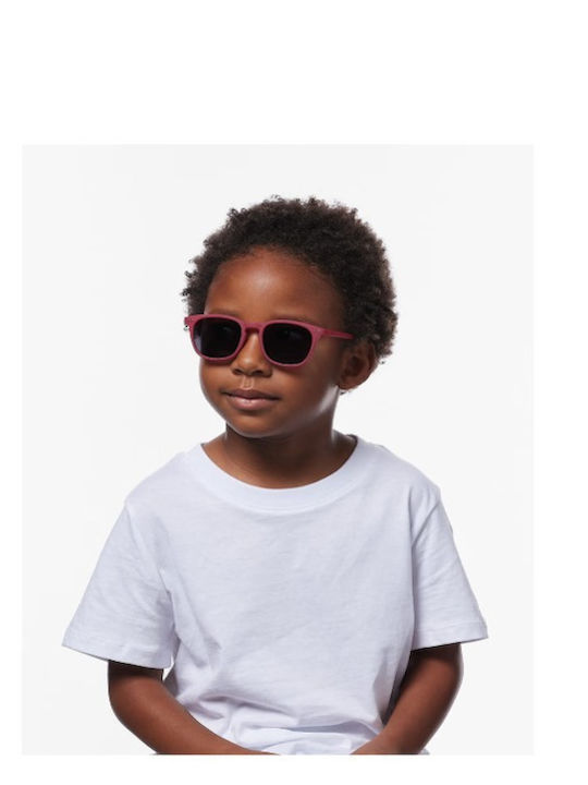 Izipizi Sun Unisex Γυαλιά Ηλίου με Μπορντό Σκελετό και Μπορντό Polarized Φακό