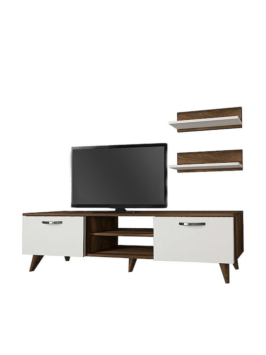 Έπιπλο Τηλεόρασης Colin Λευκό Μ150xΠ29.5xΥ40.6cm