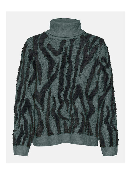 Women's Long Sleeve Sweater Steel Blue