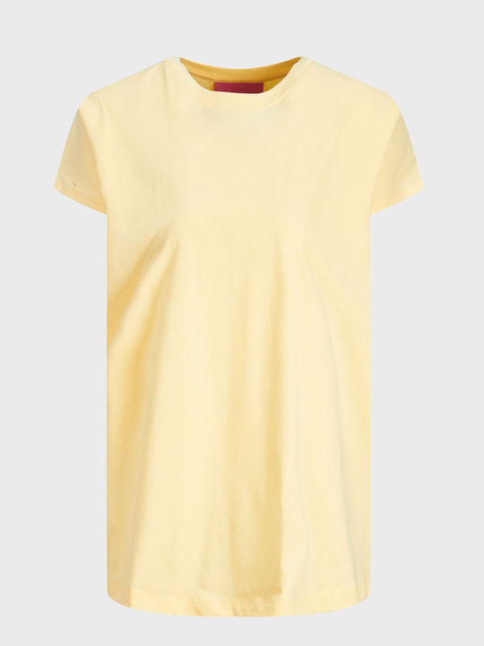 Γυναικείο Oversized T-shirt Elfin Yellow