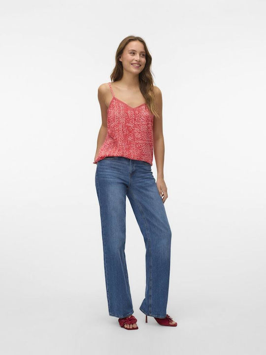 Menny Women's Blouse Sleeveless with V Neckline Dubarry