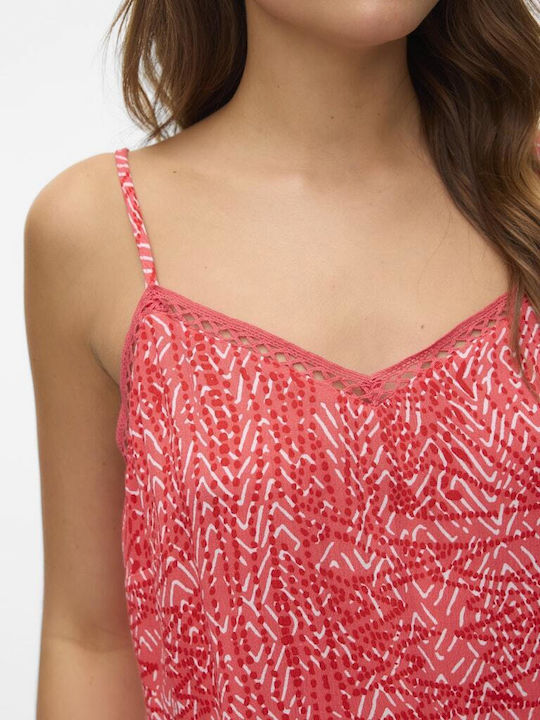 Menny Women's Blouse Sleeveless with V Neckline Dubarry