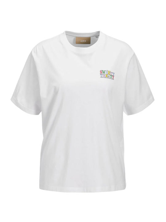 Women's T-shirt Yellow, White, Pink