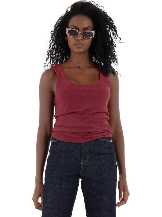 Women's Sleeveless Top Burgundy