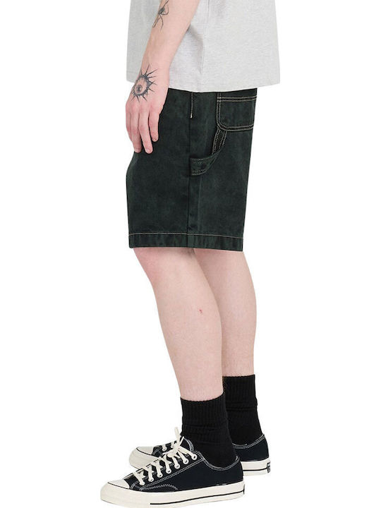 Ανδρική Βερμούδα Τζιν Black Green Tint