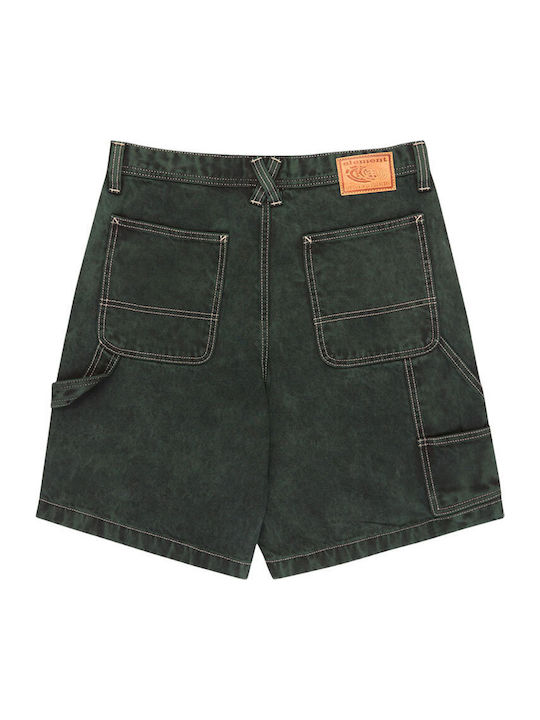Ανδρική Βερμούδα Τζιν Black Green Tint
