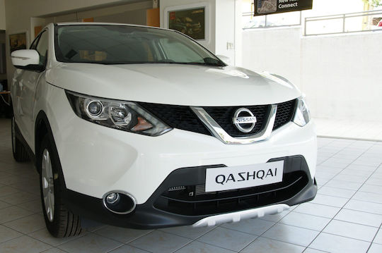Front Car Spoiler 2014 Plastic Compatible with Nissan Qashqai 2013-2017