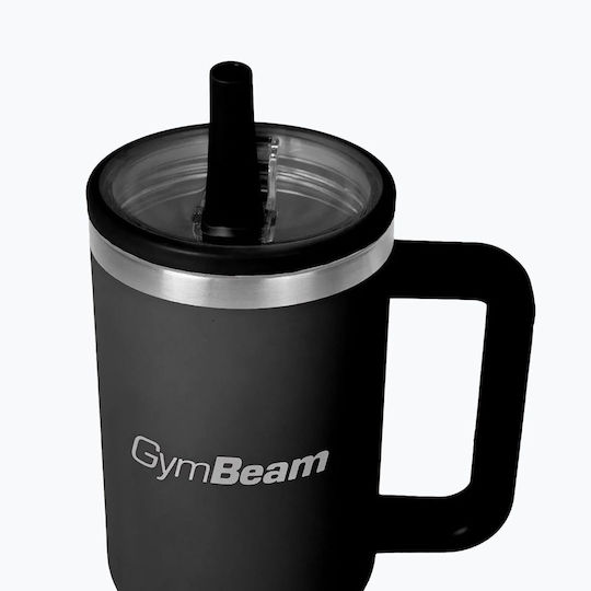 GymBeam Чаша Термос Неръждаема Стомана 1.2л Черен