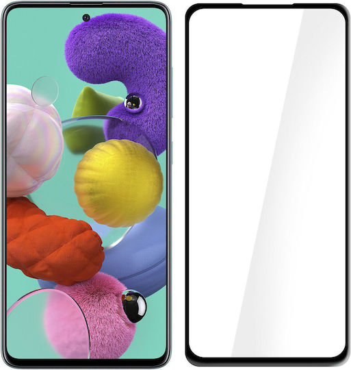 Full Glue Full Face Tempered Glass Μαύρο (Galaxy A71)